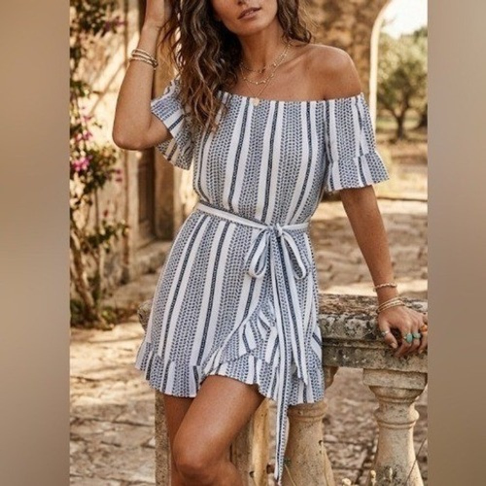 French Kiss Short Tie Sundress